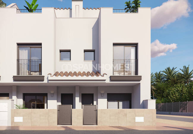 Torre-pacheco Santa Rosalía Resort'ta Teraslı Yarı Müstakil Evler 5