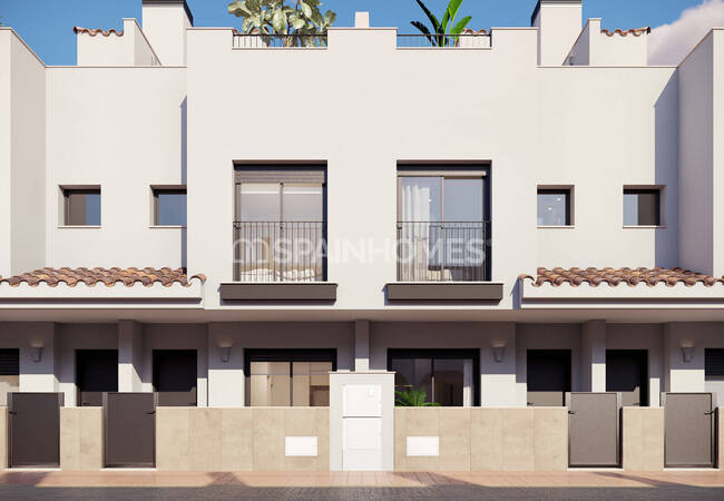 Torre-pacheco Santa Rosalía Resort'ta Teraslı Yarı Müstakil Evler 6