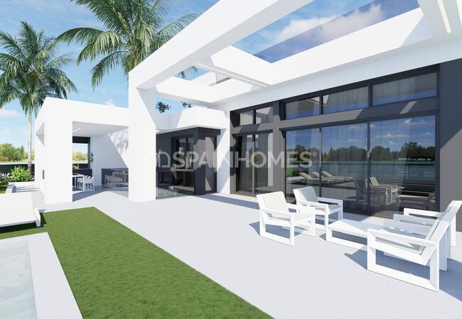 Murcia Torre-pacheco'da Göl Yakınında Özel Havuzlu Villa 2