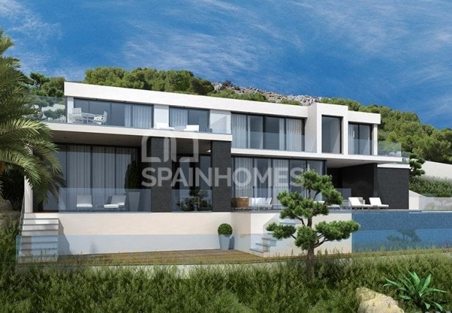 Altea Costa Blanca’da Havuzlu ve Modern Tasarımlı Villa 4