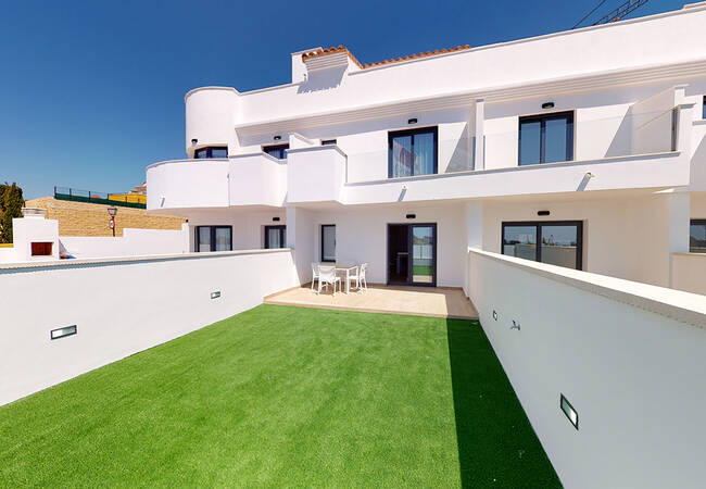 Neu Gebaute Stadthäuser Mit Meerblick In Finestrat Benidorm 1