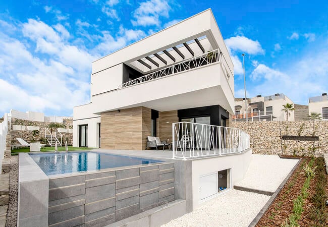 Houses Overlooking the Bay of Benidorm and Mountains in Finestrat 1