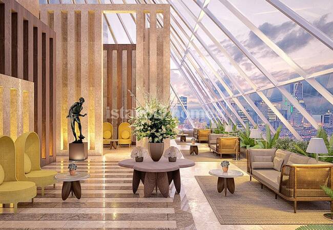 Şişli Seyrantepe'de Ekolojik Sisteme Uyumlu Orman Manzaralı Daireler 6