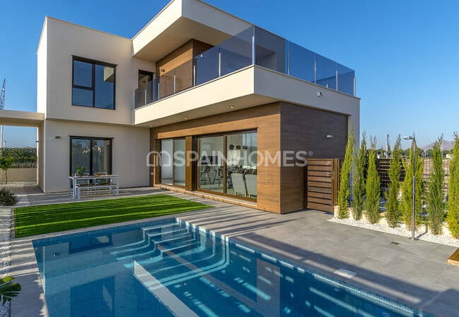 San Javier’de Golf Sahası Manzaralı Ferah Müstakil Villalar 5