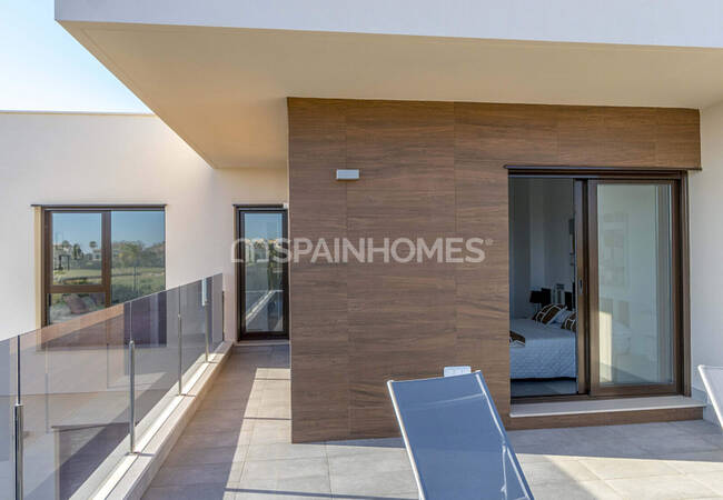 San Javier’de Golf Sahası Manzaralı Ferah Müstakil Villalar 9