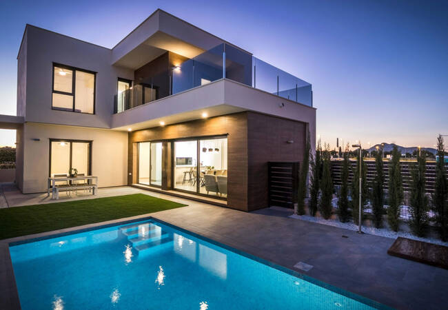 San Javier’de Golf Sahası Manzaralı Ferah Müstakil Villalar 4