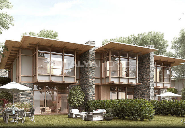 istanbul villas with arable lands and natural lagoon in beykoz