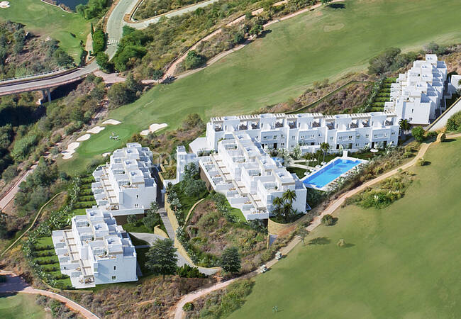 Mijas'ta Modern Tasarımlı Panoramik Manzaralı Daireler 11