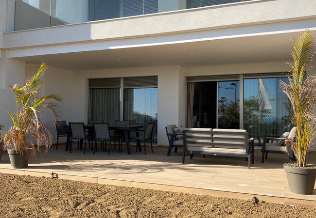 Sea View Apartments with Garden or Terrace in Estepona 1