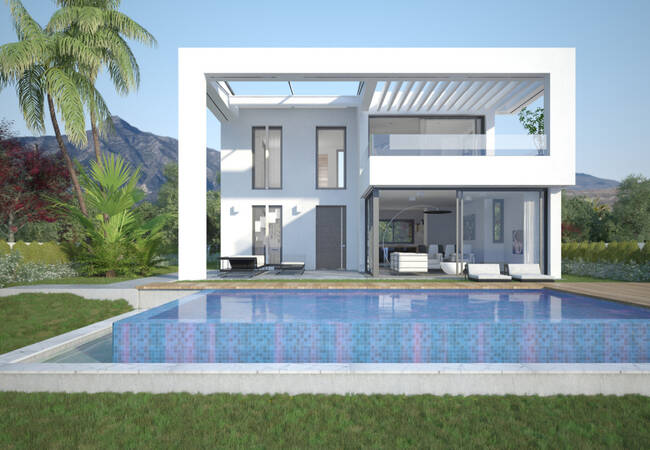 Mijas, Costa Del Sol'da Özel Havuzlu Şık Tasarımlı Villalar 1