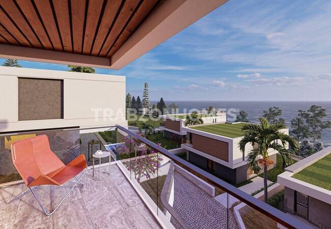 Villas with Sea View and Indoor Pool in Trabzon Yalincak