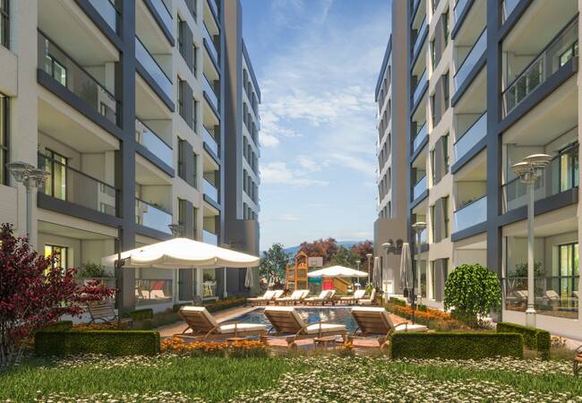 Modern Design Apartments Suitable for Investment in Nilufer