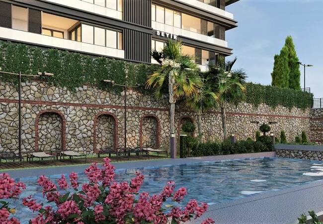 Apartments at a Prime Location Overlooking the Sea in Gemlik 1