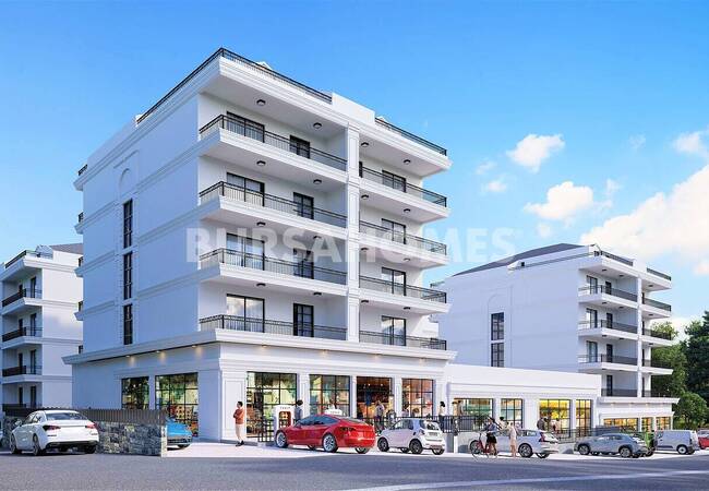 Apartments in a Complex with Indoor Parking Lot in Bursa