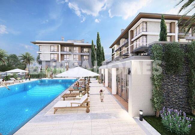 Duplex Flats with Sea and City Views in Yalova