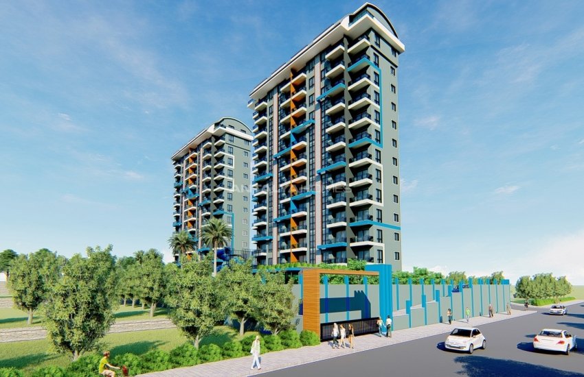 South-front Apartments in a Calm Area in Alanya Mahmutlar 13