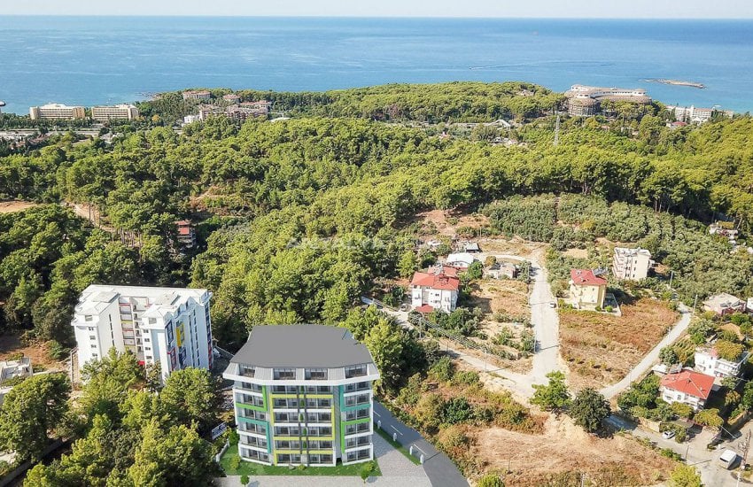 New 1+1 Apartments in Alanya 800 Mt to the Beach 12