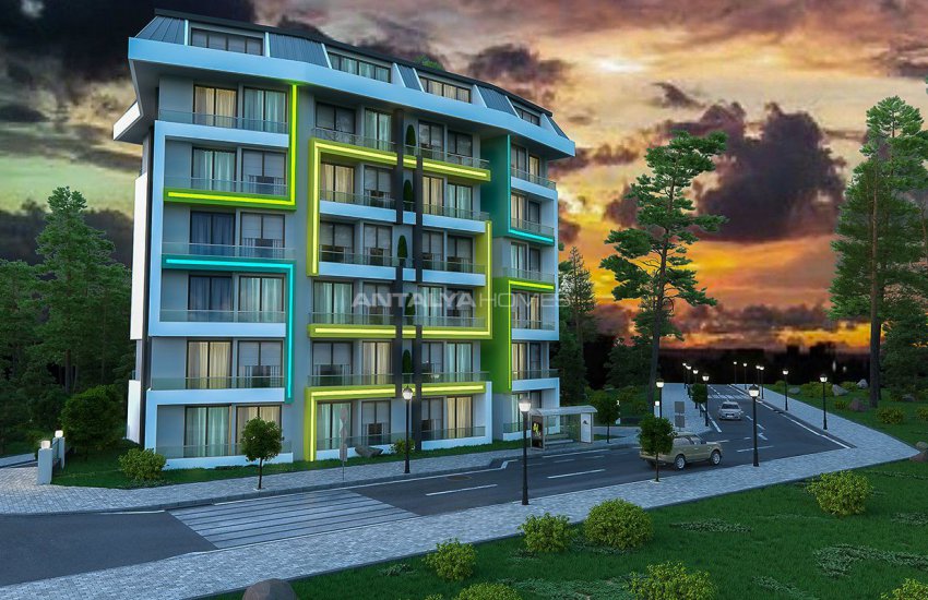 New 1+1 Apartments in Alanya 800 Mt to the Beach 7