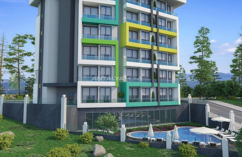New 1+1 Apartments in Alanya 800 Mt to the Beach 8