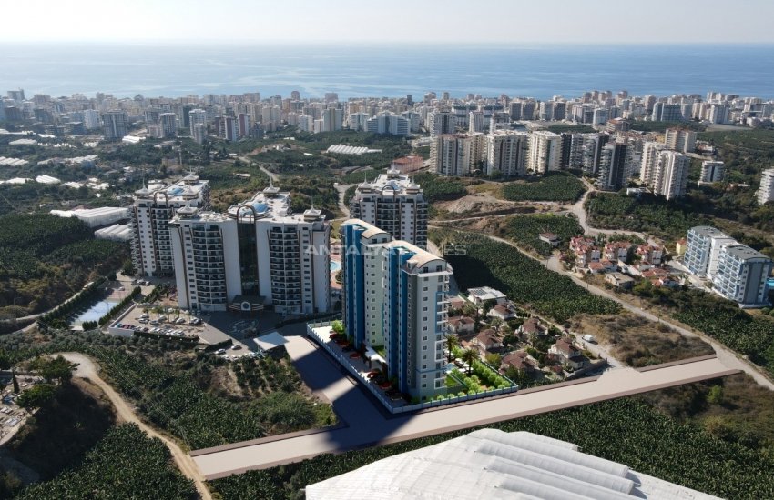 South-front Apartments in a Calm Area in Alanya Mahmutlar 34