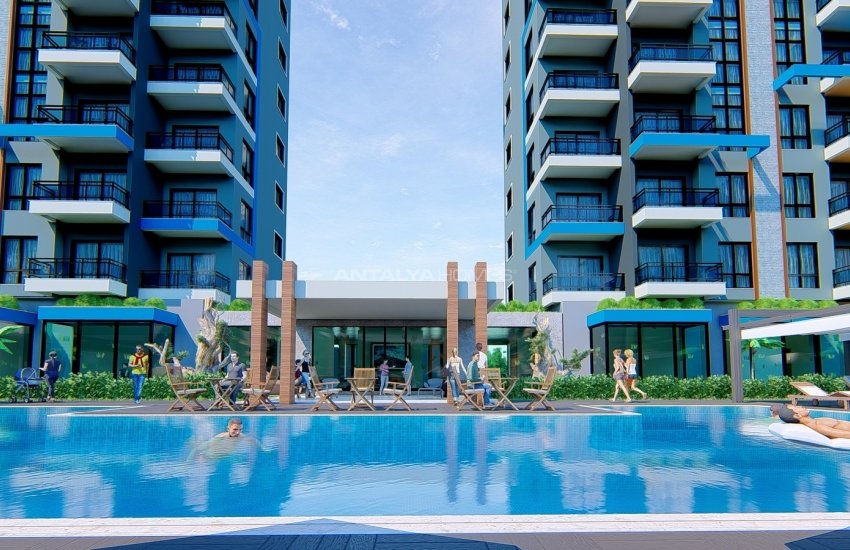 South-front Apartments in a Calm Area in Alanya Mahmutlar 20