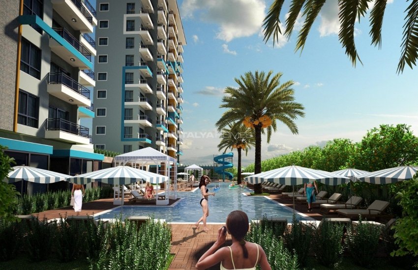 South-front Apartments in a Calm Area in Alanya Mahmutlar 8