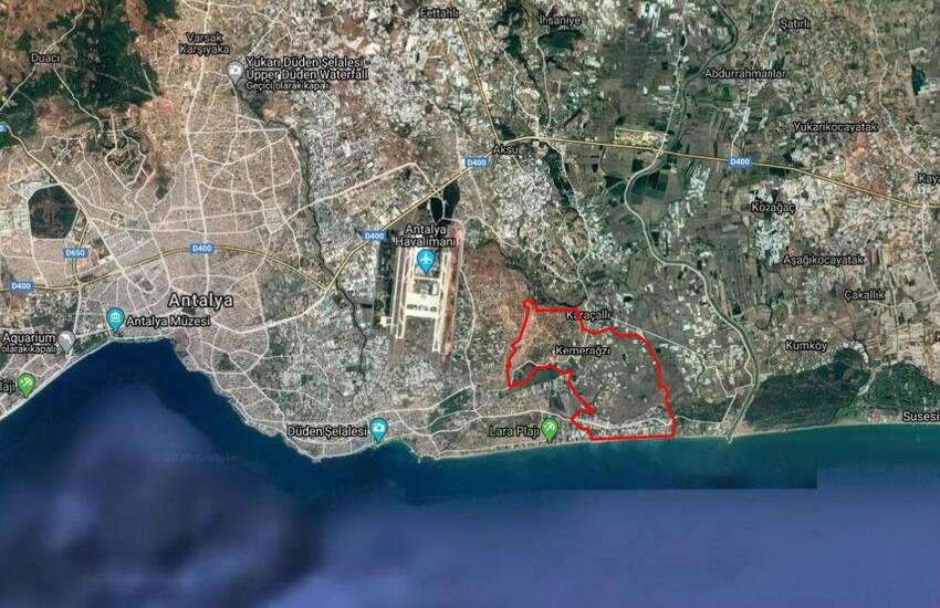 Land Mit Baugenehmigung In Antalya Zu Verkaufen 1