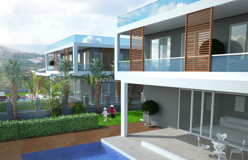 Impressive Villas in Alanya Kargicak with Sea View 3