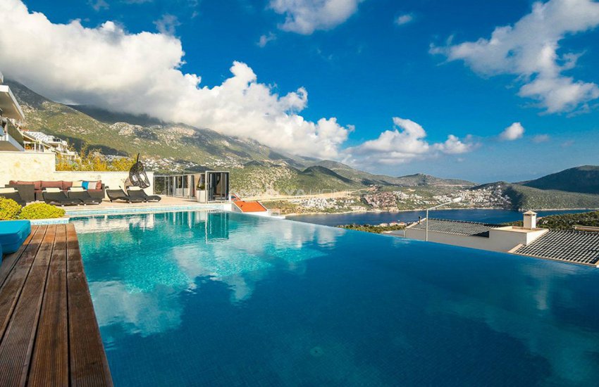 Makelloses Design Kalkan Villa Zu Fuß Zum Strand 11