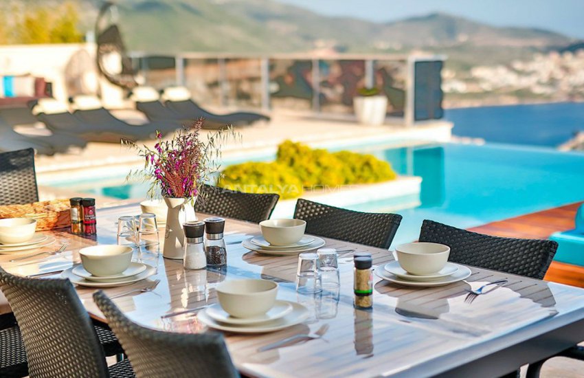 Makelloses Design Kalkan Villa Zu Fuß Zum Strand 12