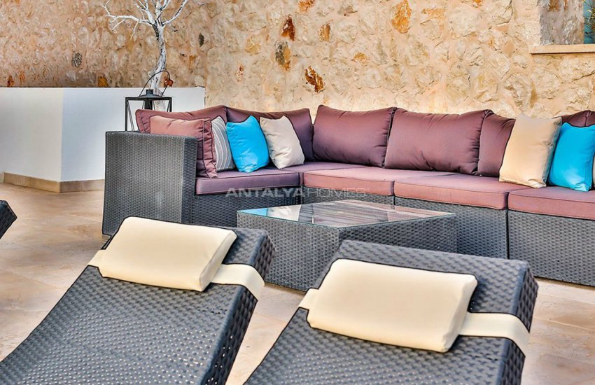 Makelloses Design Kalkan Villa Zu Fuß Zum Strand 15