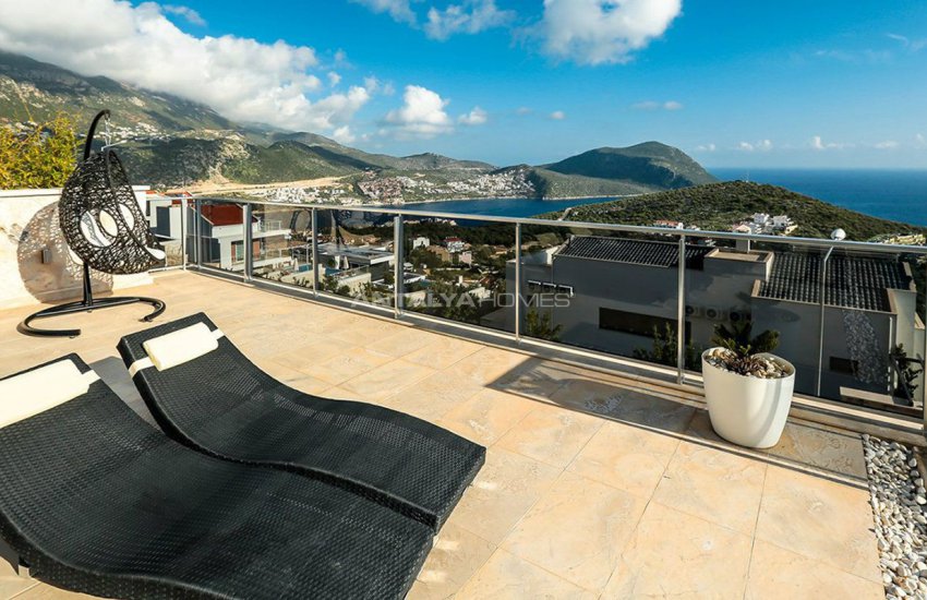 Makelloses Design Kalkan Villa Zu Fuß Zum Strand 17