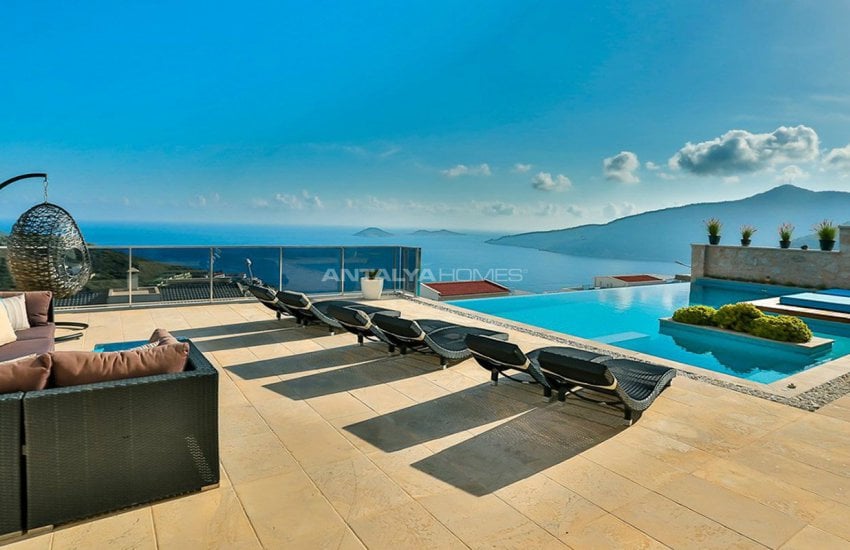 Makelloses Design Kalkan Villa Zu Fuß Zum Strand 3