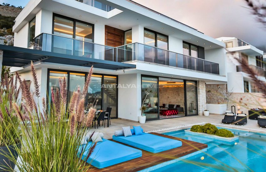 Makelloses Design Kalkan Villa Zu Fuß Zum Strand 21