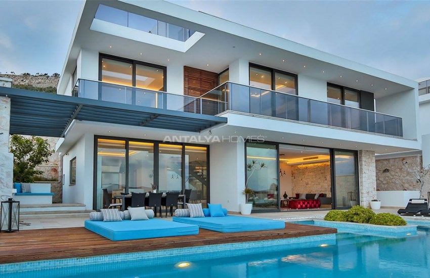 Makelloses Design Kalkan Villa Zu Fuß Zum Strand 4