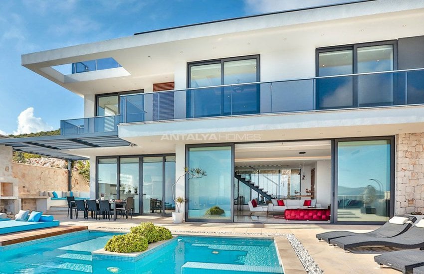 Makelloses Design Kalkan Villa Zu Fuß Zum Strand 5