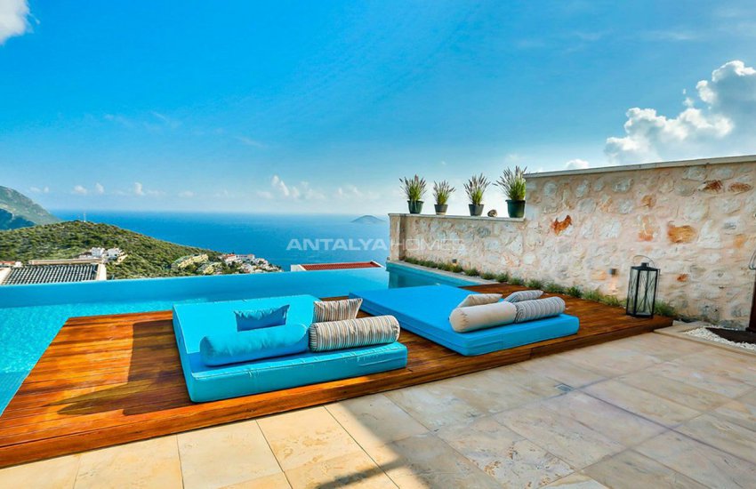 Makelloses Design Kalkan Villa Zu Fuß Zum Strand 9