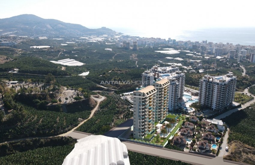 South-front Apartments in a Calm Area in Alanya Mahmutlar 4