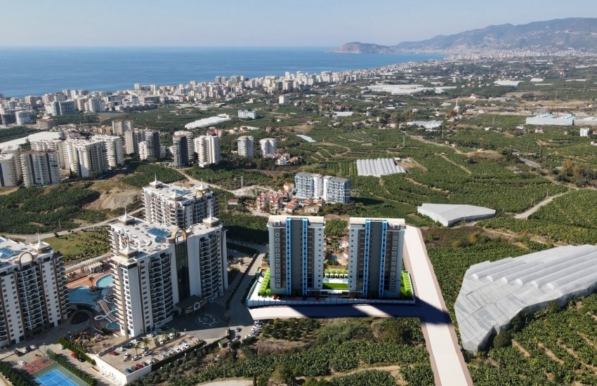 South-front Apartments in a Calm Area in Alanya Mahmutlar 3