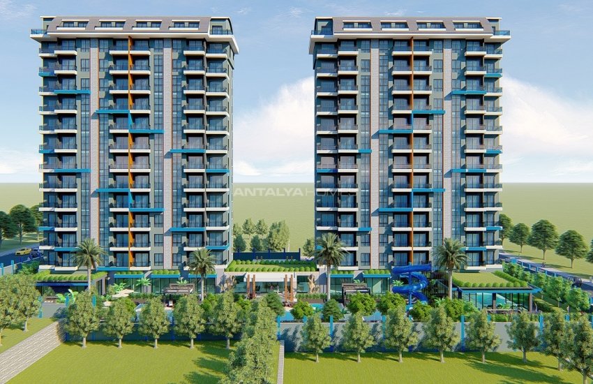 South-front Apartments in a Calm Area in Alanya Mahmutlar 31