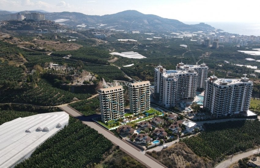 South-front Apartments in a Calm Area in Alanya Mahmutlar 1