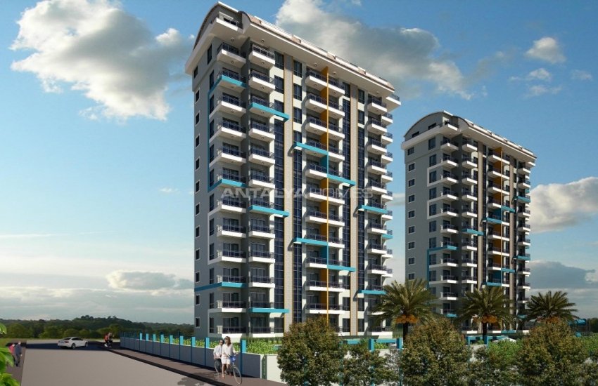 South-front Apartments in a Calm Area in Alanya Mahmutlar 32