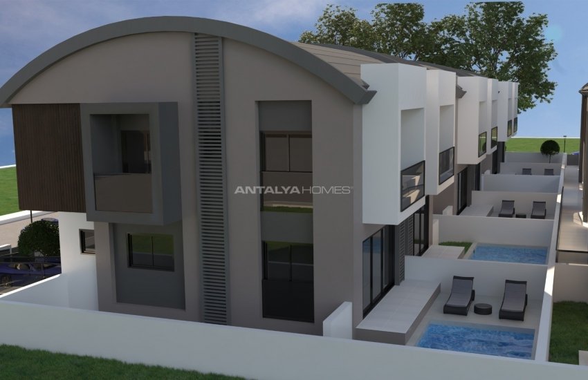 فلل فاخرة للبيع بهندسة معمارية معاصرة في انطاليا 13