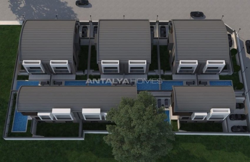 فلل فاخرة للبيع بهندسة معمارية معاصرة في انطاليا 15