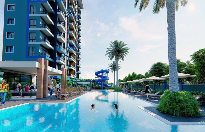 South-front Apartments in a Calm Area in Alanya Mahmutlar 22