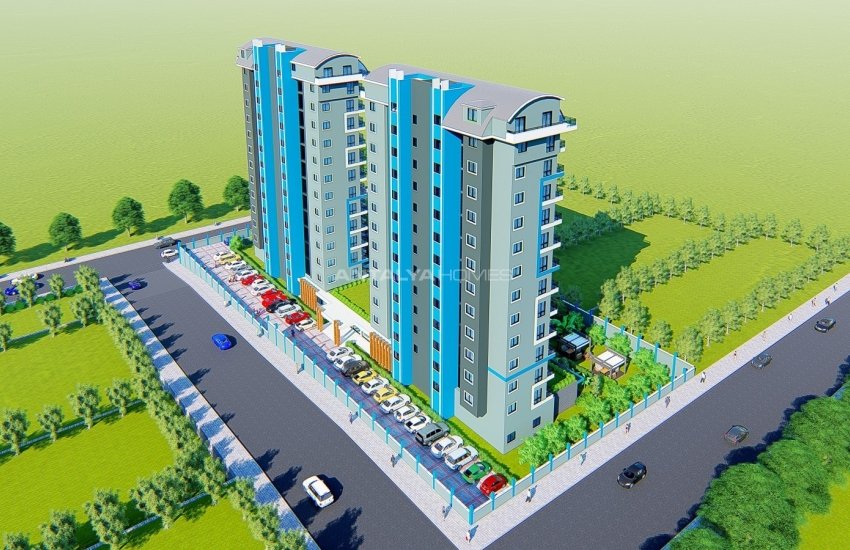 South-front Apartments in a Calm Area in Alanya Mahmutlar 12