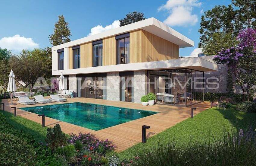 Detached Villas with Private Pools in a Rich Complex in Urla 1
