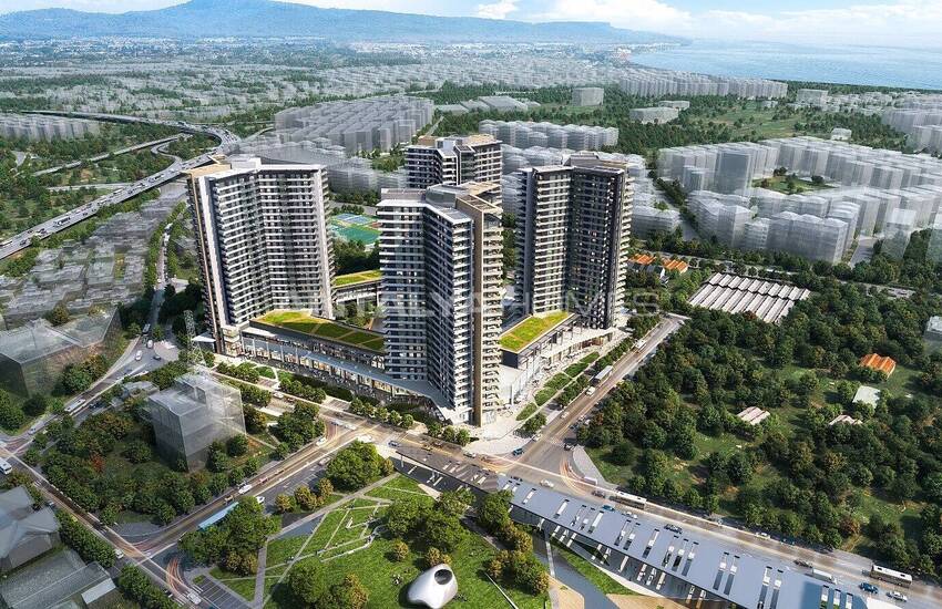 Snygga Lägenheter Nära Hav I Ett Komplex I İzmir Konak 1