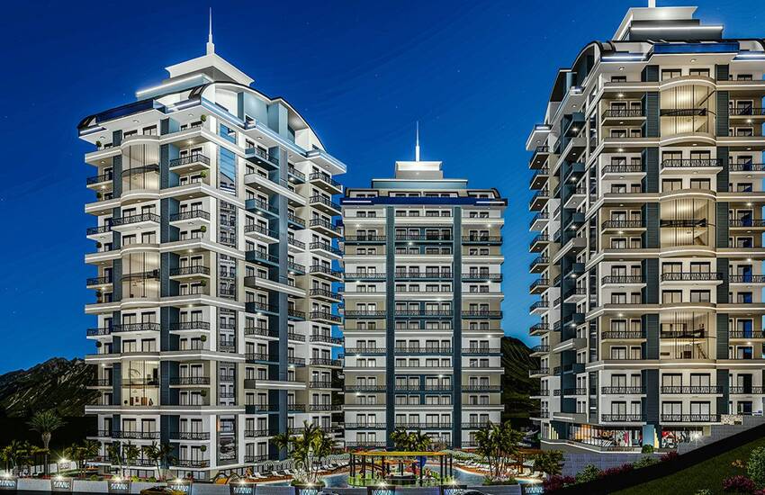 Real Estate with Fantastic Features in Mahmutlar Alanya