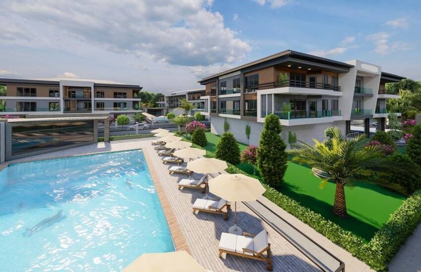 Smart Apartments for Sale in a Complex with Pools in Yalova